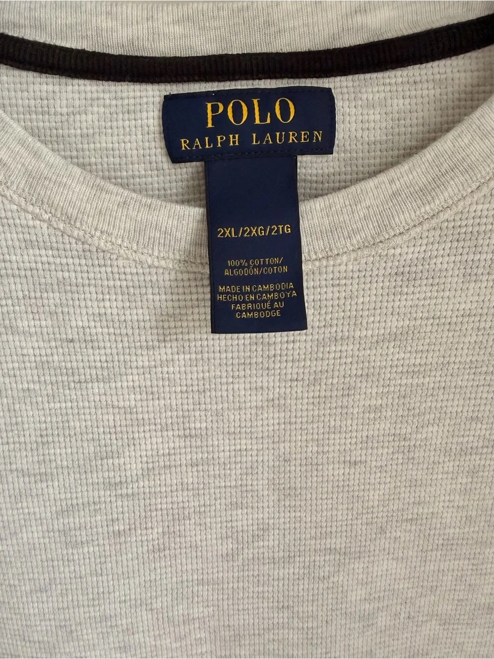 Polo by Ralph Lauren Men's Light Gray Crewneck Sweater XXL